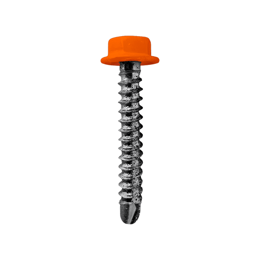 Coloured Self Drilling Hex Screws 3.5 x 25mm