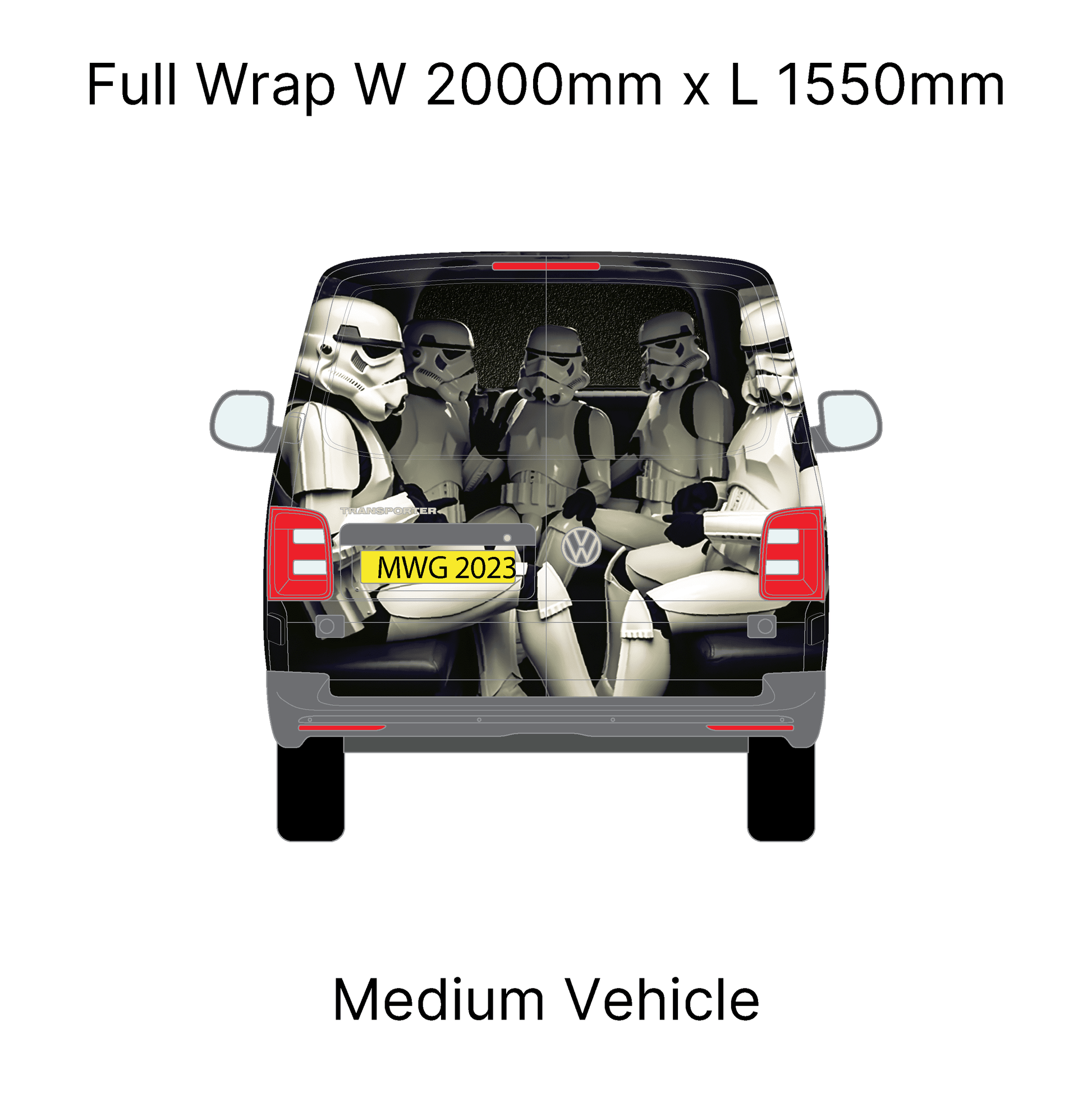 Stormtrooper Wrap For A Medium Van