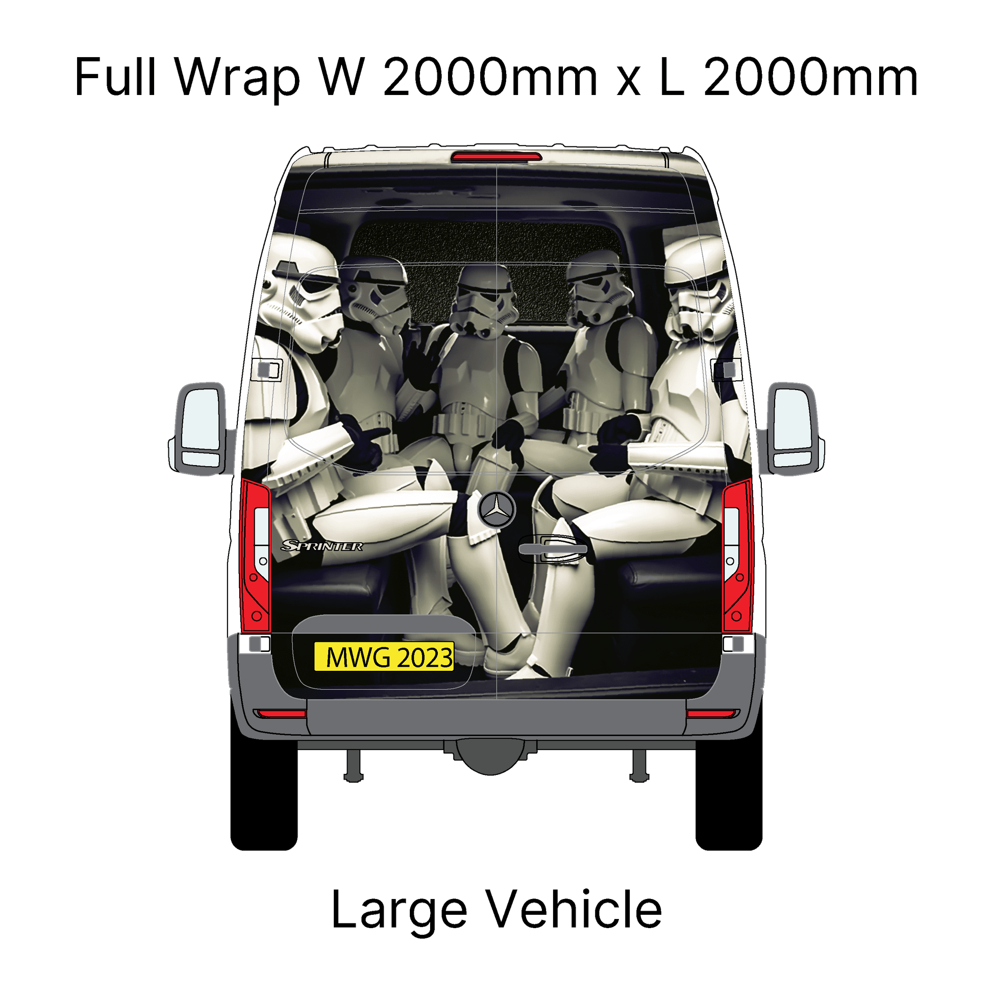 Stormtrooper Wrap For A Large Van