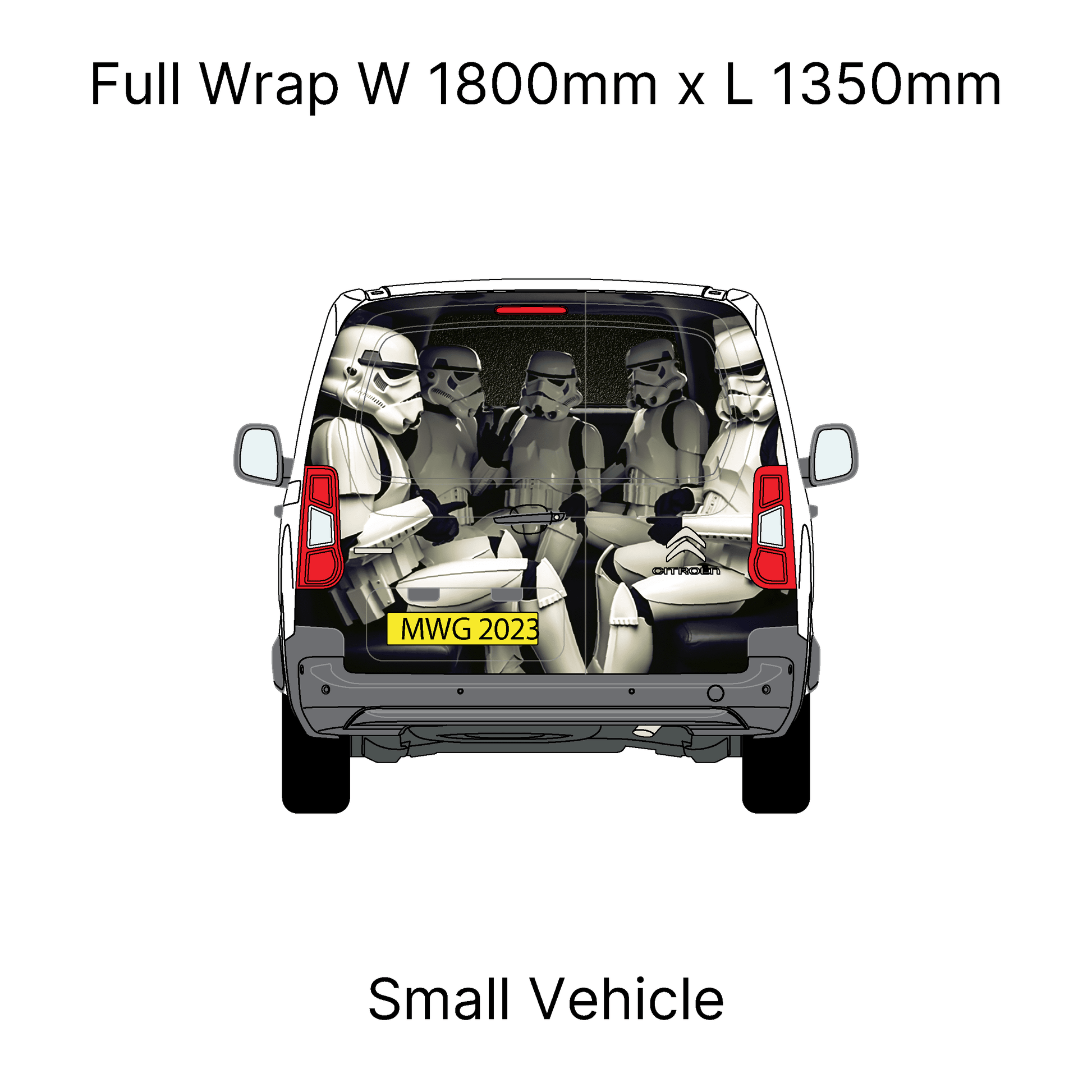 Stormtrooper Wrap For A Small Van