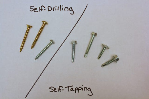 Self-Tapping vs Self-Drilling Screws - The Difference?