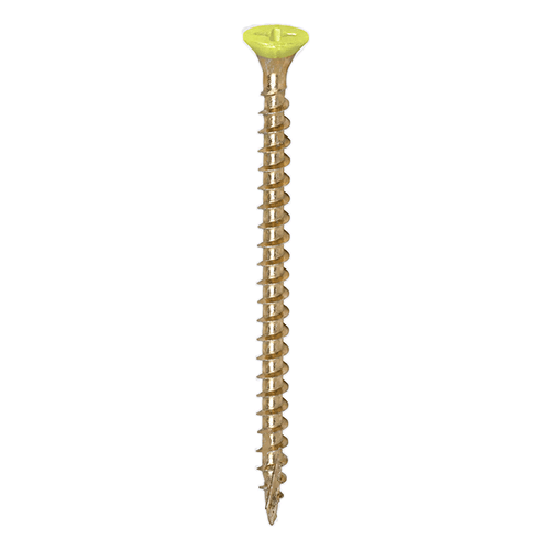 Coloured Countersunk 5mm x 80mm Wood Screws
