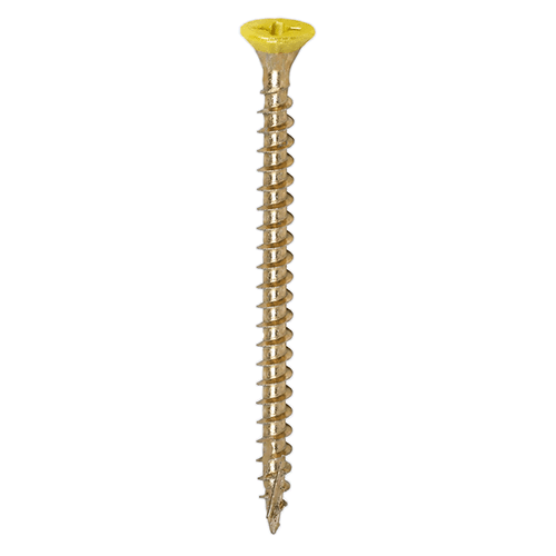 Coloured Countersunk 5mm x 80mm Wood Screws