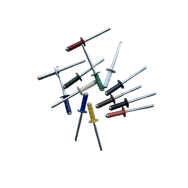 Coloured Multigrip Rivet 4.8 x 15mm | Dome Head | 13 Colours