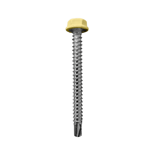 Coloured Self Drilling Hex Screws 4.2 x 50mm