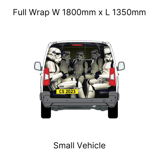 Storm Trooper Rear Van Graphics Kit