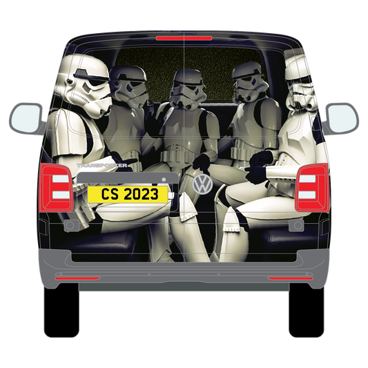 Storm Trooper Rear Van Graphics Kit